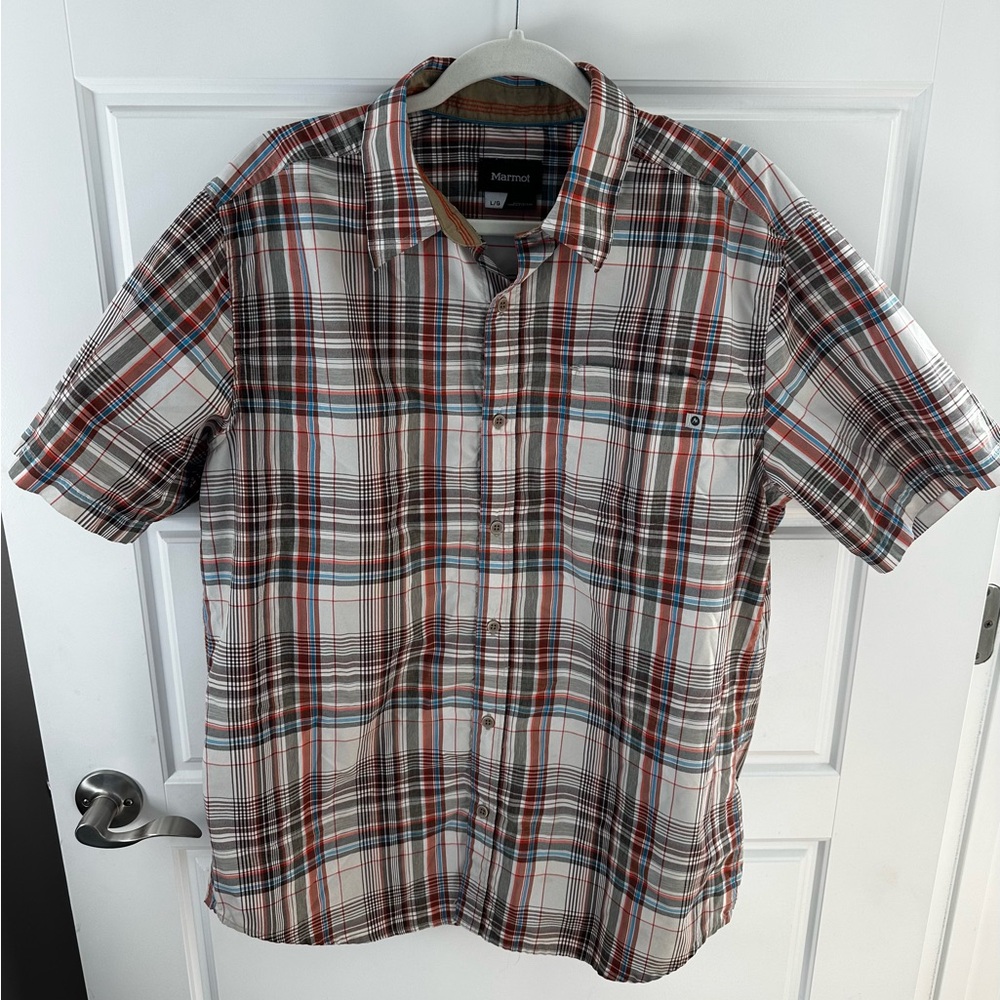 Marmot Men's Dobson Short-Sleeve Button-Down Size Large